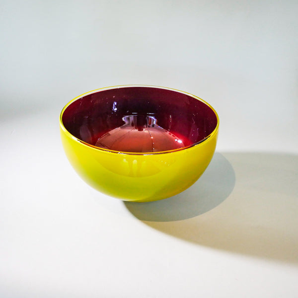 Blown Glass Bowl:  "Skog" by artist, Brad Stearns